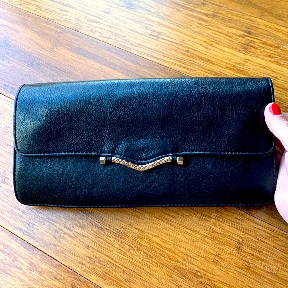 Rebecca Minkoff black clutch!